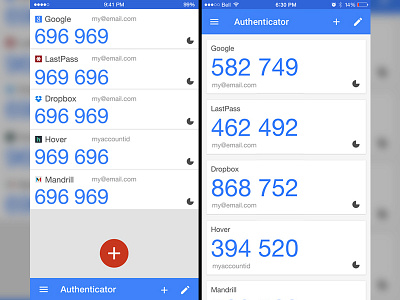 Google Authenticator Mock