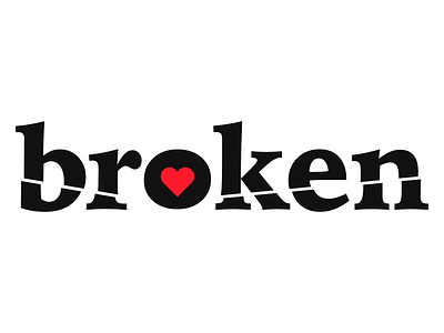 Broken Rebound broken heart valentine