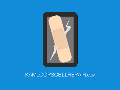 Kamloops Cell Repair branding cell repair logo