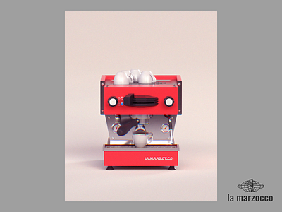 Week 18 - Espresso Rosso 3d after effects animation arnold coffee design espresso espresso machine firenze illustration italia la marzocco loop maya motion
