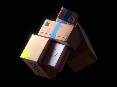Week 20 - Space Express 2077 3d amazon animation apple arnold boxes cardboard delivery design dynamics fedex gif maya motion nasa package shipping space ups