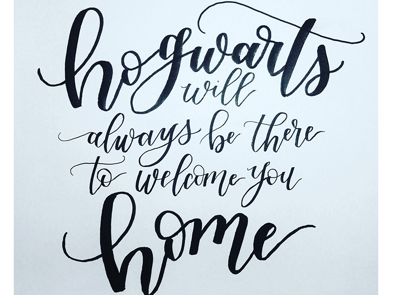 Hogwarts is my home by Callie Johnson on Dribbble