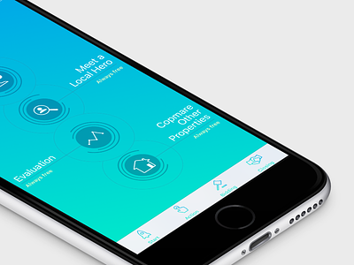 IOS App Concept flat ios app mobile app ui ux