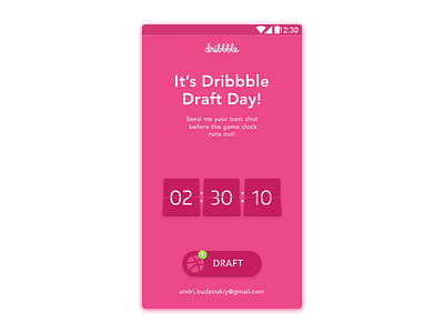 Dribbble Draft Day draft dribbble invite giveaway