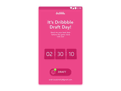 Dribbble Draft Day