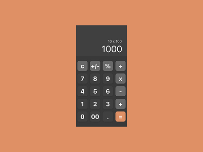 Daily UI 004: Calculator daily ui design ui ux ux design