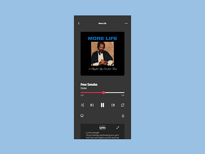 Daily UI 009: Music Player