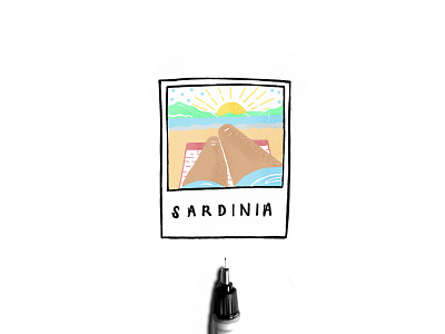 Sardinia Illustration adobe branding identity illustration italy logo vector