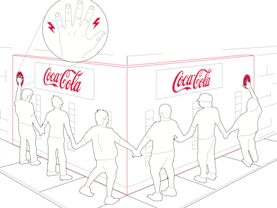 Coca Cola Concept Vending coca cola concept illustration vending