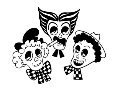 Marx Brothers Skulls