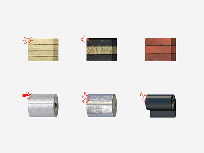 10 Material Icons brick material pixel perfect roll