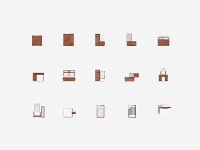 15 Furniture Icons furniture