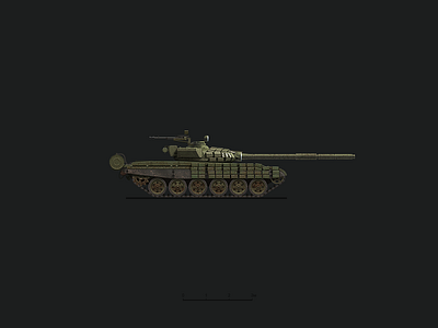 T-72 Russian Tank Illustration illustration russian tank