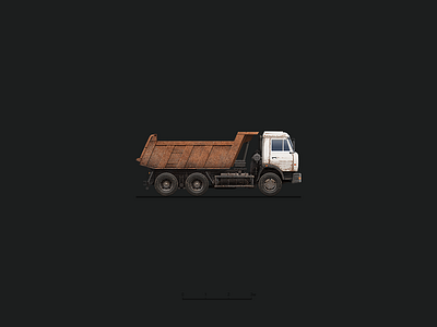 Kamaz Russian Truck Illustration illustration russian truck