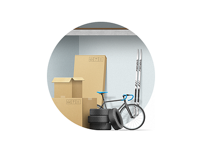 Storeroom Illustration illustration pixel perfect storeroom