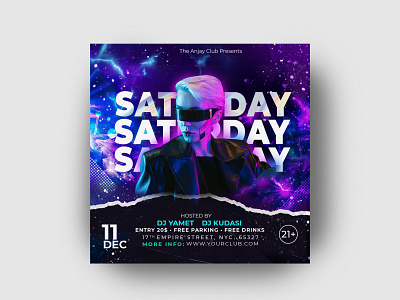 Night Party Flyer Template