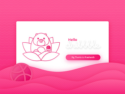 Hello! bear dribbble hello hello dribbble india national russia web design