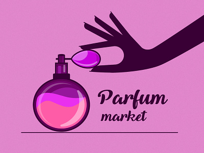 Logo of perfume shop illustration logo perfume shop