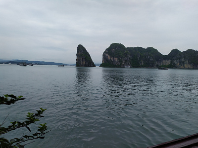 Seascape in Ha Long Bay