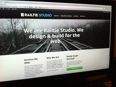 Railtie Studio v2 design ui wip
