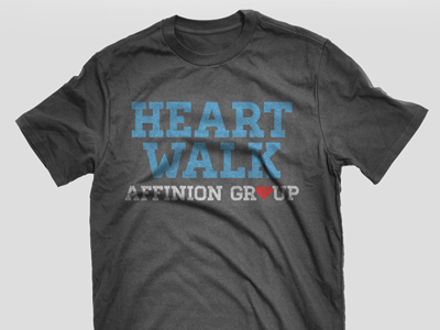 Heart Walk Shirt Design