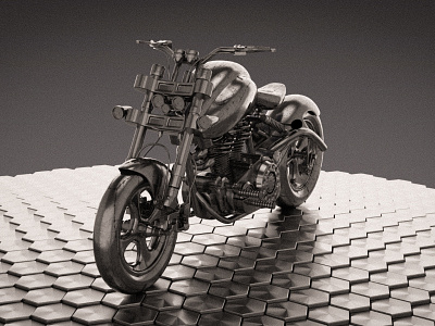 Motobike c4d