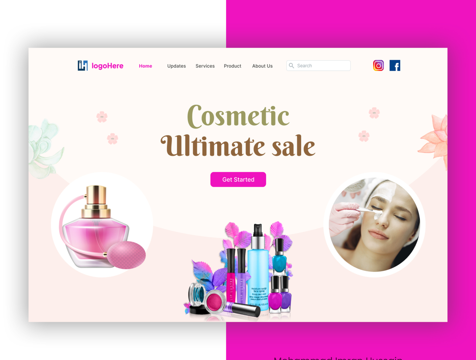 cosmetics-company-website-by-md-imran-hussain-on-dribbble