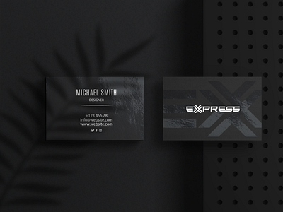 Foil Business Card branding graphic design identity