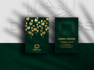 luxury business card for branding