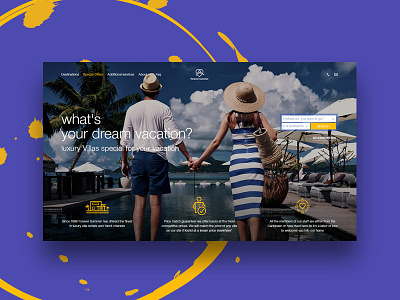 Forever Summer Home page redesign 8sph agency designer graphic project studio summer ui ux vacation web web design
