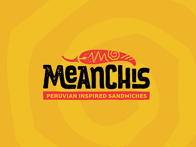Meanchi's Logo graphic design hand lettering identity design logo logo design branding restaurant branding typogaphy