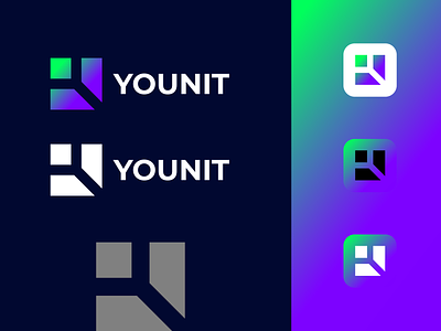 Younit logo - Y logo - Metaverse logo - Crypto logo branding cryptologo graphic design logo logodesign logomaker metavarcelogo