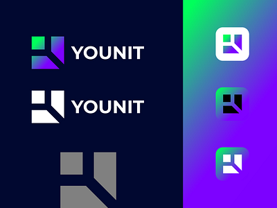 Younit logo - Y logo - Metaverse logo - Crypto logo