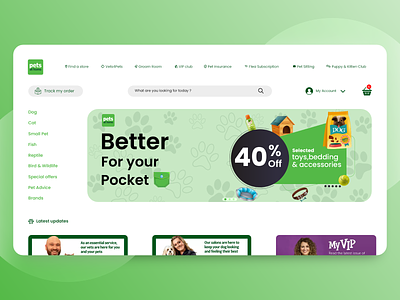 Pets At Home - Homepage redesign ecommerce fontend design minimalist design pets pets and vet pets care pets website pets website ui ux ui ui design ui ux ui ux design ui ux website design uiux uiux design ux ux design ux research vet webdesign