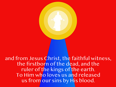 Faithful Witness blood blue christian disciple earth golden holy holy spirit jesus jesus follower light perfect red revelation river of life true love witness yeshua