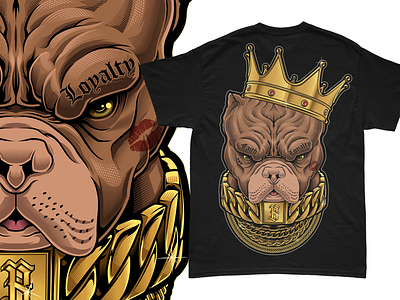 AMERICAN BULLY BOSS 2d adobe illustrator animals apparel art artist artwork clothing design digital art digital illustration dog graphic tee illustration illustrator t shirt t shirt design vector vector art vector illustration