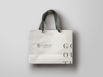 Farvel Shopping Bag art direction branding concept design graphic design identity illustration logo design