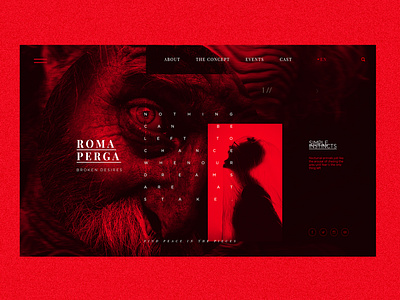 ROMA PERGA app art direction brand identity branding branding design concept design icon identity minimal performance typography ui ux web web app web design web development website website design