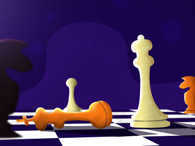 Game of chess design design a day design art illustration illustrator photoshop
