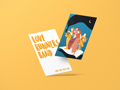 Business card illustration and design