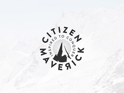Citizen Maverick branding identity logo