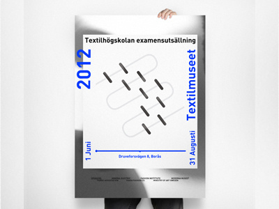 Textilhogskolan Poster graphics poster print typography