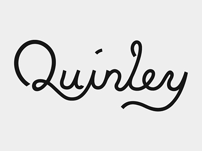 Quinley branding identity logo logotype type typeface typography