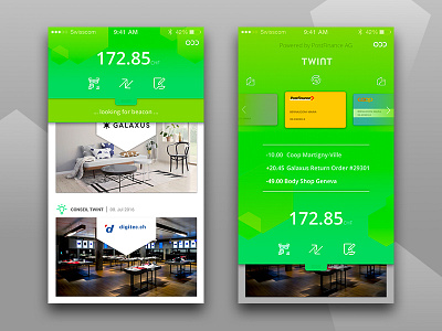 Mobile payment app redesign android app bank mobile payment product design redesign swiss switzerland ui ux