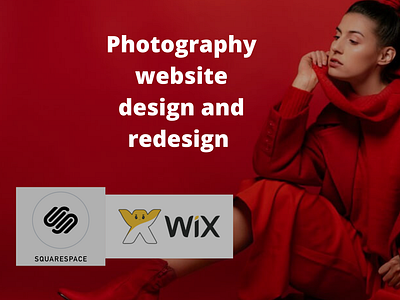 I will create beautiful photography squarespace website