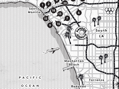Map of LA - Billboard magazine