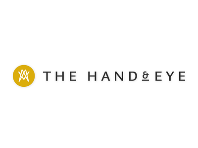 The Hand & Eye compass handmade logo logotype makers