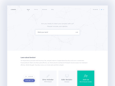 Lembro draft dribbble first green invite lembro portfolio purple ui ux website