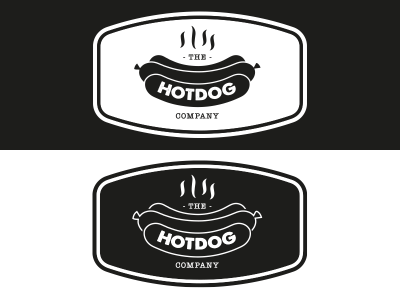 Logo refinement food truck hotdog street food