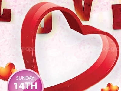 Valentine S Day Party Flyer + Invitation Card